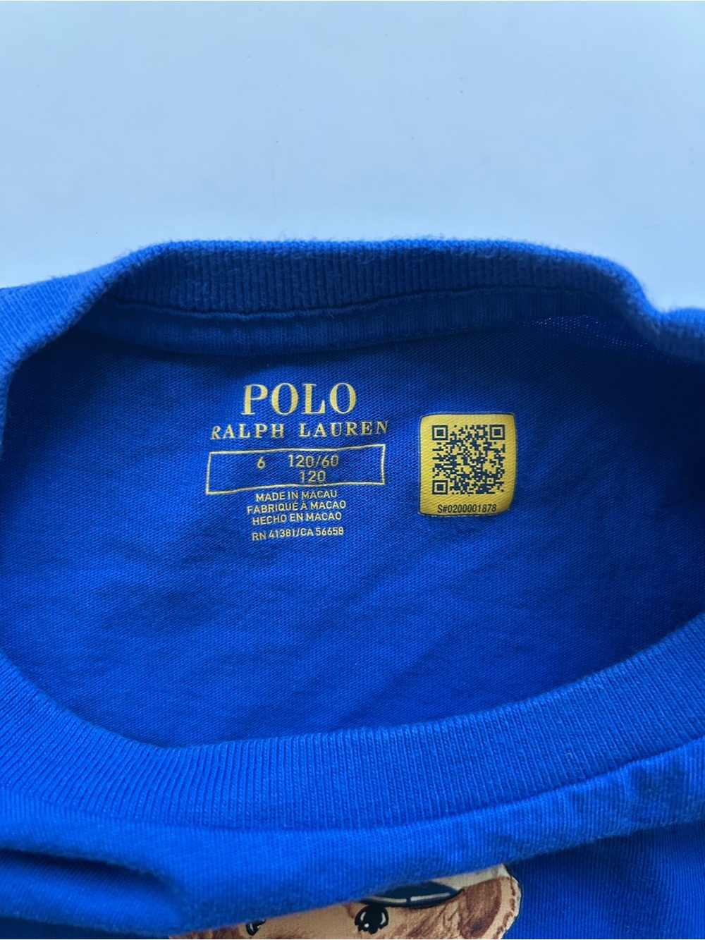 Ralph Lauren Little Boys Polo Bear Cotton Jersey Long-Sleeve Tee - Picture 7 of 11